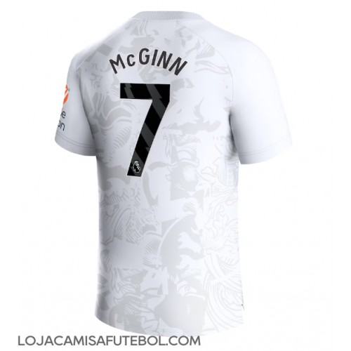 Camisa de Futebol Aston Villa John McGinn #7 Equipamento Secundário 2023-24 Manga Curta